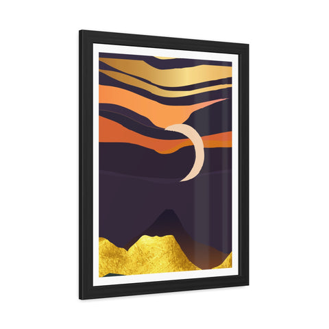 South 4 - Serene Sunset Framed Poster – Modern Wall Art for Home Decor