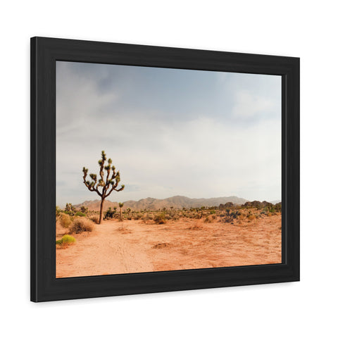 Coachella Valley - Desert Landscape Framed Poster - Serene Wall Art for Home & Office