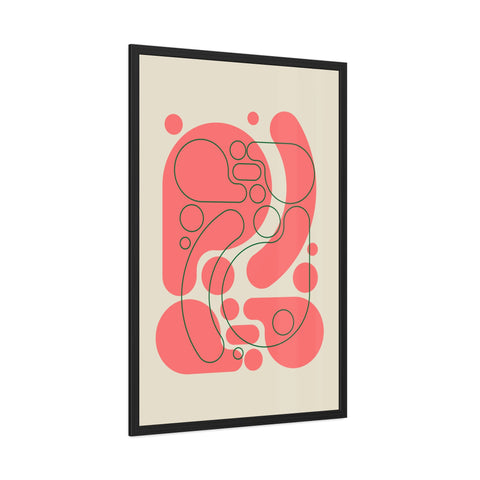 Kinta 4 - Abstract Line Art Framed Posters - Modern Home Decor