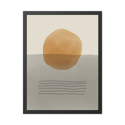 Watercolor Abstract 3 - Framed Print