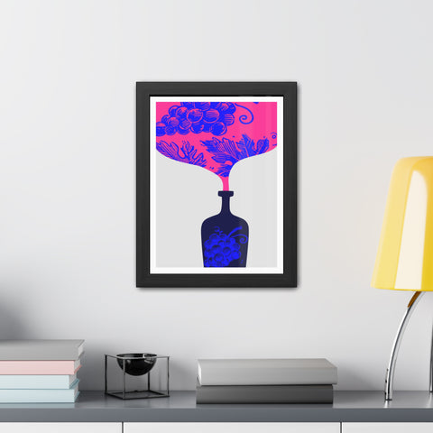 Wine Country 11 - Vibrant Wine-Themed Framed Poster for Home Decor