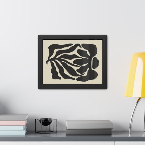 Melancholy 3 - Modern Abstract Framed Poster - Minimalist Wall Art for Home Decor