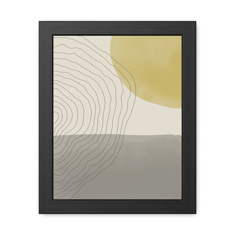 Watercolor Abstract 4 - Framed Print