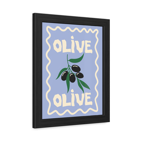 Olive - Framed Poster for Home Decor – Ideal for Kitchen and Dining Spaces