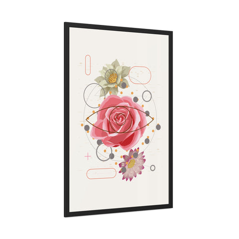 Lavish 2 - Boho Floral Framed Poster - Modern Home Aesthetic Decoration