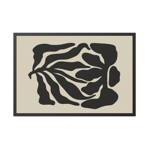 Melancholy 3 - Modern Abstract Framed Poster - Minimalist Wall Art for Home Decor