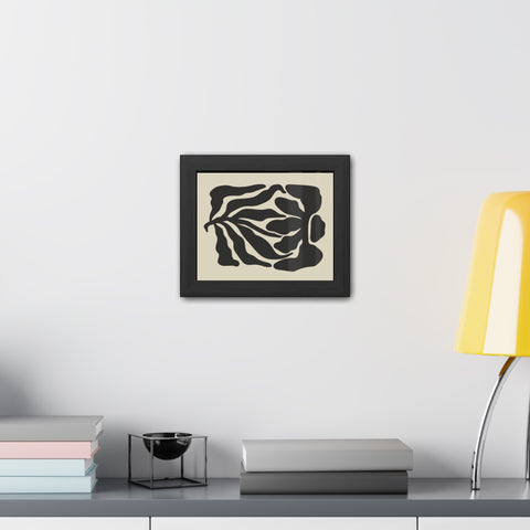 Melancholy 3 - Modern Abstract Framed Poster - Minimalist Wall Art for Home Decor