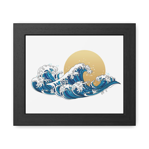 Wavesukan - Framed Print