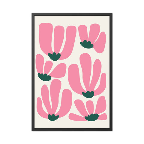 Natural Formation 2 - Vibrant Floral Framed Poster Art | Modern Home Décor | Gift for Plant Lovers