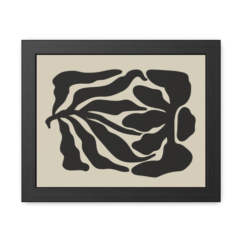Melancholy 3 - Modern Abstract Framed Poster - Minimalist Wall Art for Home Decor