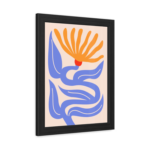 Marinda 4 - Vibrant Floral Framed Poster | Modern Art Decor for Home & Office