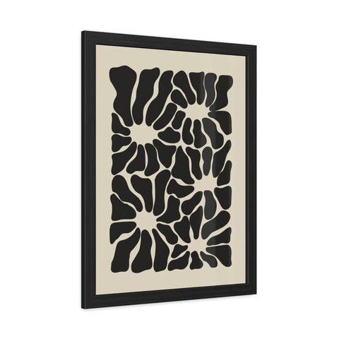 Boho Floral 2 - Abstract Wall Art Framed Posters - Modern Home Decor
