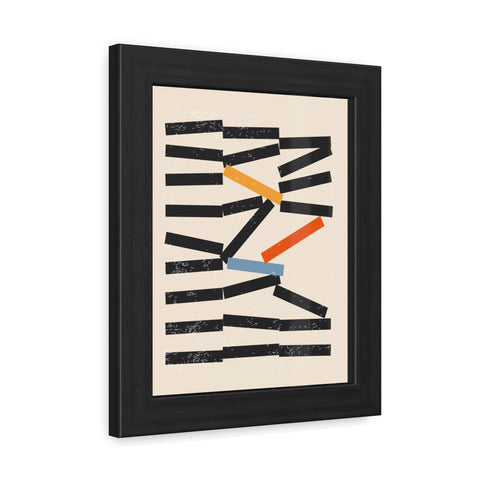 Jarrod 1 - Abstract Framed Poster - Modern Wall Art for Home Decor