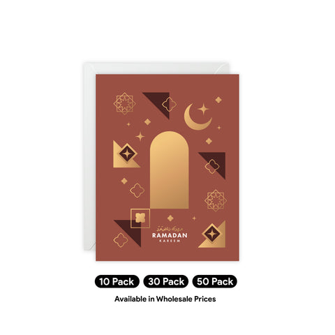 Ramadan Greeting Cards — Ramadan / Holiday Greeting Card - Illustrated, Modern