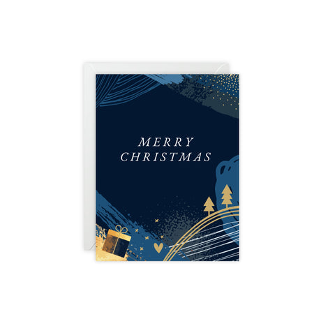Merry Christmas Holiday Greeting Card — Christmas / Holiday Greeting Card - Illustrated, Funny, Snarky, Modern
