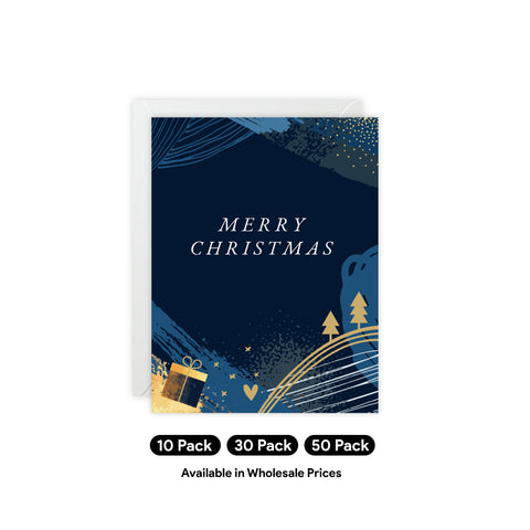 Merry Christmas Holiday Greeting Card — Christmas / Holiday Greeting Card - Illustrated, Funny, Snarky, Modern