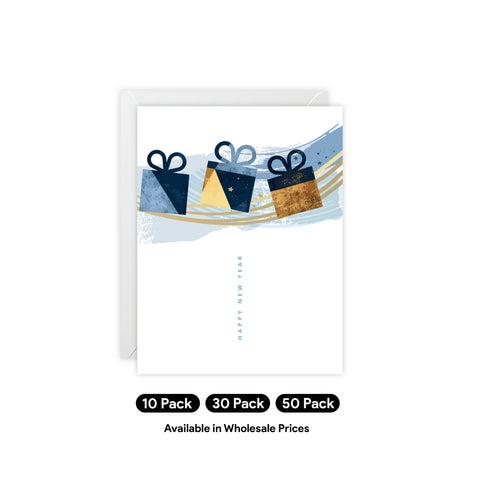 New Year Greeting Card — Holiday Greeting Card - Illustrated, Funny, Snarky, Modern