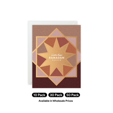 Ramadan Kareem Greeting Card — Ramadan / Holiday Greeting Card - Illustrated, Modern