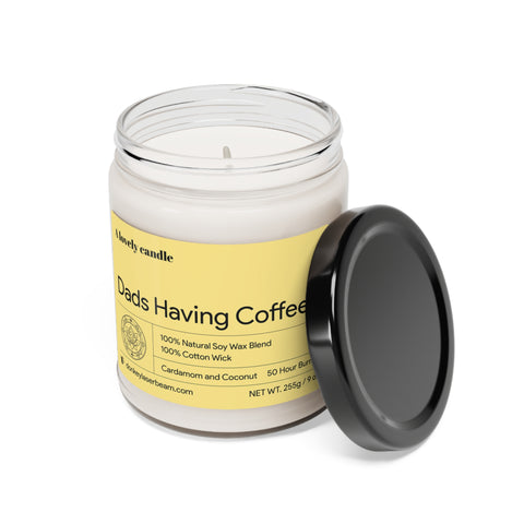 Dads Having Coffee - Scented Soy Candle, 9oz