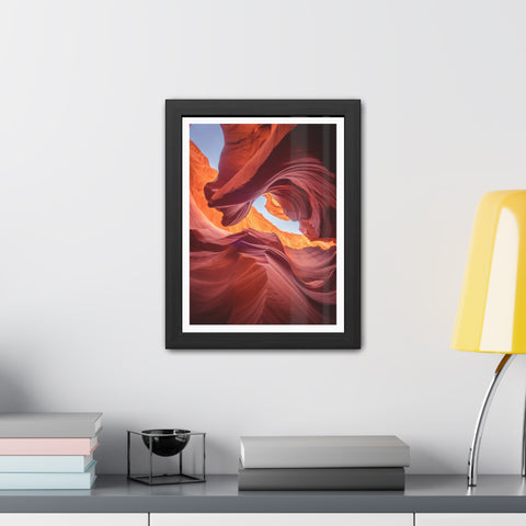 The Gorge - Desert Canyon Framed Poster - Stunning Wall Art for Home Decor