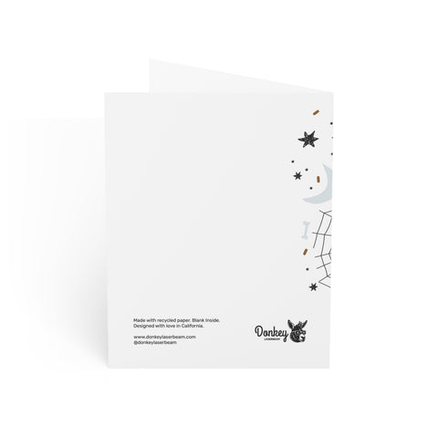 Halloween Pumpkin Greeting Card — Halloween / Holiday Greeting Card - Illustrated, Funny, Snarky, Modern