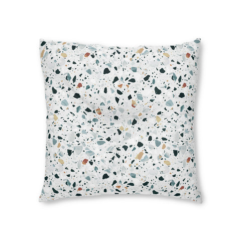 Terrazzo - Tufted Floor Pillow, Square