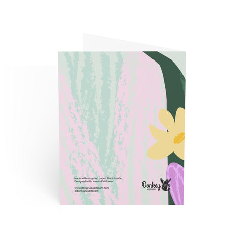 Floral Spring Bouquet Greeting Card — Abstract Greeting Card - Illustrated, Beautiful, Modern