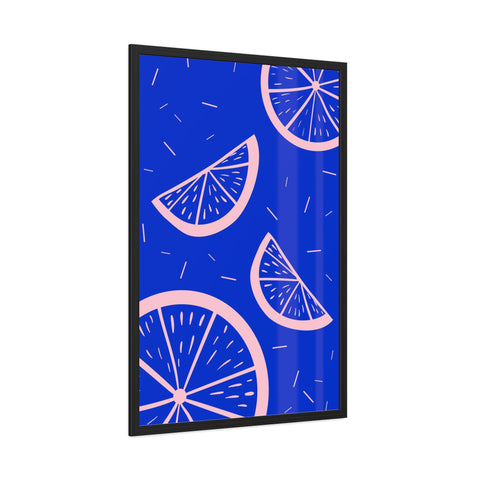 When life gives you lemons 8 - Bright Citrus Framed Poster - Fresh Fruit Decor for Colorful Spaces