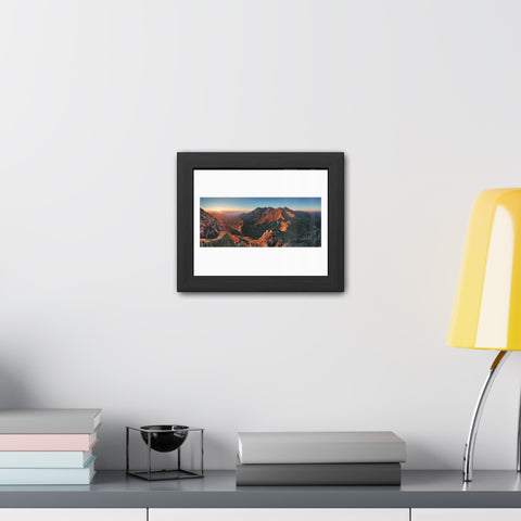 Rock Formation 4 - Scenic Mountain Framed Poster - Stunning Nature Wall Art for Home Decor