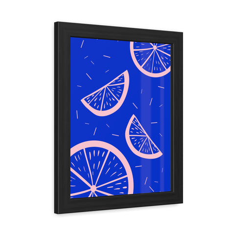 When life gives you lemons 8 - Bright Citrus Framed Poster - Fresh Fruit Decor for Colorful Spaces