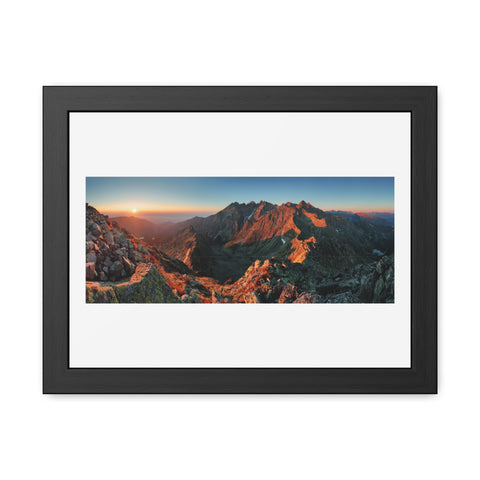 Rock Formation 4 - Scenic Mountain Framed Poster - Stunning Nature Wall Art for Home Decor