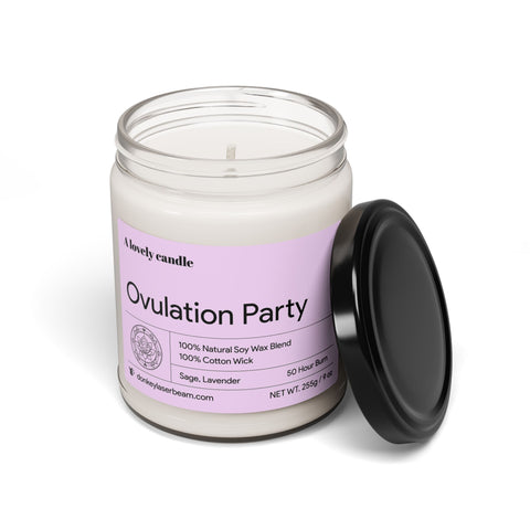 Ovulation Party - Scented Soy Candle, 9oz