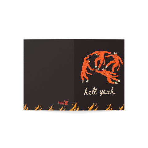 Hell Yeah 1 - Greeting Card