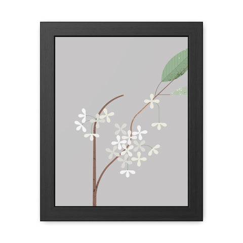 Botanical Gradual 3 - Floral Framed Poster - Elegant Wall Art for Home Decor