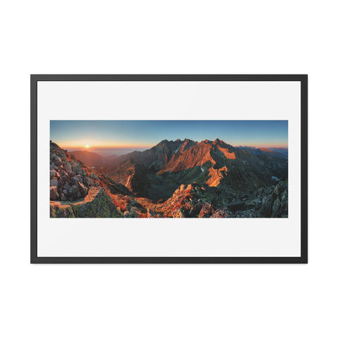 Rock Formation 4 - Scenic Mountain Framed Poster - Stunning Nature Wall Art for Home Decor