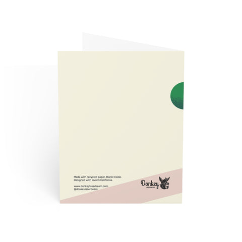 Merry Christmas Gift Box Greeting Card — Christmas / Holiday Greeting Card - Illustrated, Funny, Snarky, Modern