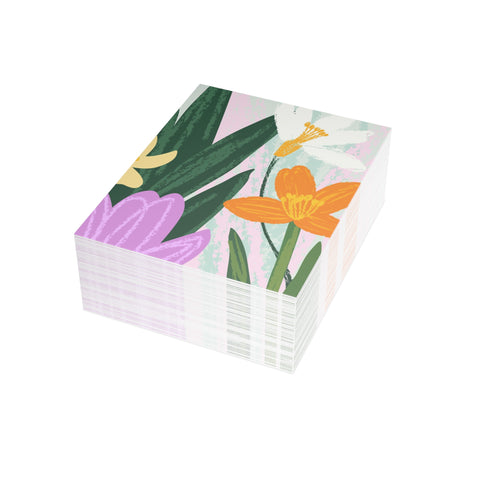 Floral Spring Bouquet Greeting Card — Abstract Greeting Card - Illustrated, Beautiful, Modern