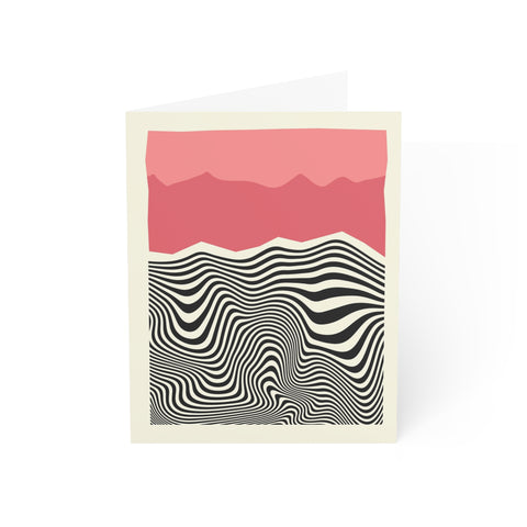 Waves 2 - Greeting Card