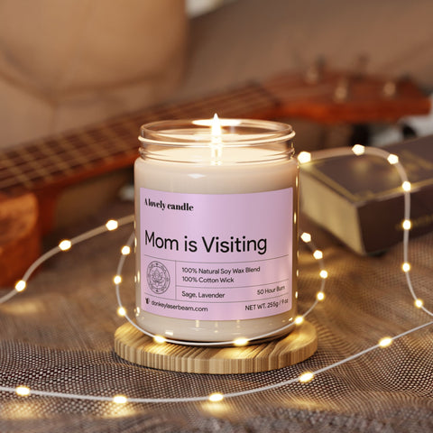 Mom is Visiting - Scented Soy Candle, 9oz