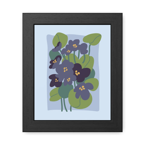 Flowers 4 - Botanical Framed Poster - Floral Art Print for Home Décor