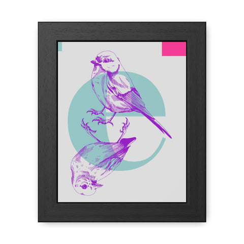 Wings 1 - Artistic Framed Bird Posters - Colorful Wall Decor for Nature Lovers