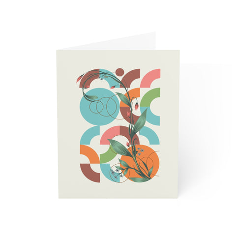 Floral Greeting Card — Any Ocassion Greeting Card - Illustrated, Beautiful, Modern