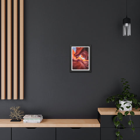 The Gorge - Desert Canyon Framed Poster - Stunning Wall Art for Home Decor
