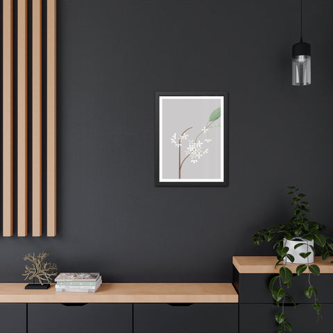 Botanical Gradual 3 - Floral Framed Poster - Elegant Wall Art for Home Decor