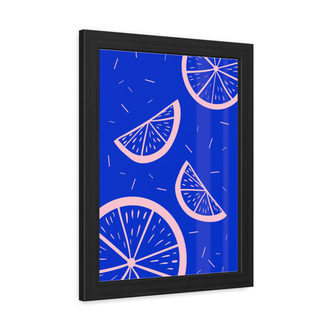 When life gives you lemons 8 - Bright Citrus Framed Poster - Fresh Fruit Decor for Colorful Spaces