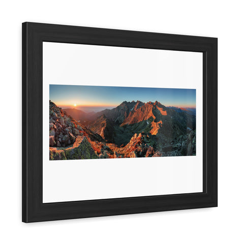 Rock Formation 4 - Scenic Mountain Framed Poster - Stunning Nature Wall Art for Home Decor
