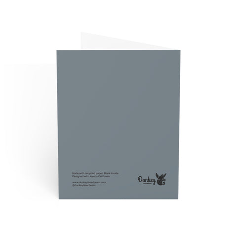 Don’t Panic Greeting Card — Motivational Greeting Card - Illustrated, Funny, Snarky, Modern