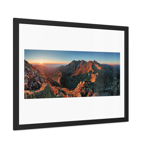 Rock Formation 4 - Scenic Mountain Framed Poster - Stunning Nature Wall Art for Home Decor