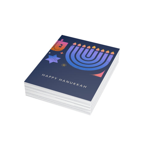 Hanukkah Greeting Card – Hanukkah / Holiday Greeting Card - Illustrated, Modern