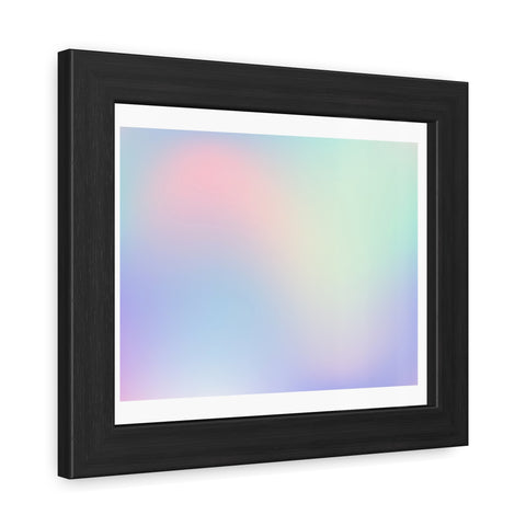 Haze - Pastel Gradient Framed Poster for Modern Decor